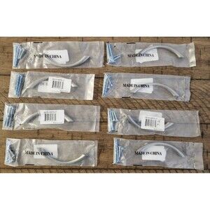 Lot of 8 Berenson 9418 Nickel 3-13/16" Center To Center Arch Cabinet Pull New